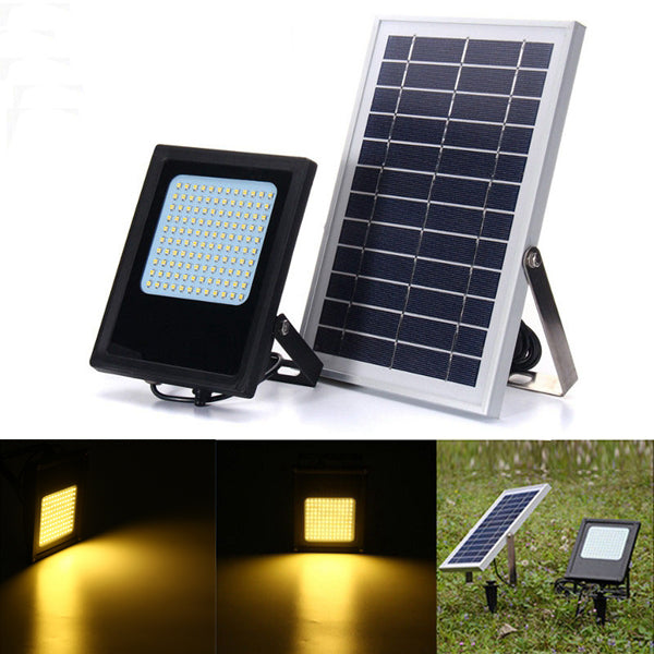 120 LED Solar Power Outdoor Flood Light With Motion Sensor